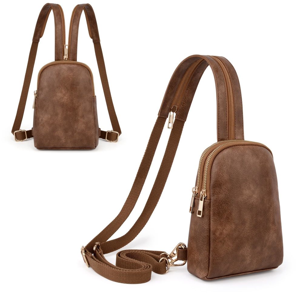 Small Sling Bag for Women Crossbody Trendy Chest Belt Bag Convertible🐳